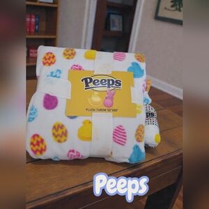New PEEPS plush throw 50 x 60 inch chick's eggs